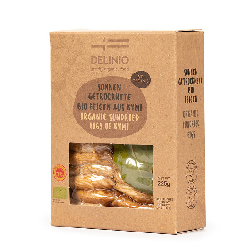 Feigen sonnengetrocknet Bio aus Griechenland von DELINIO, 225 g