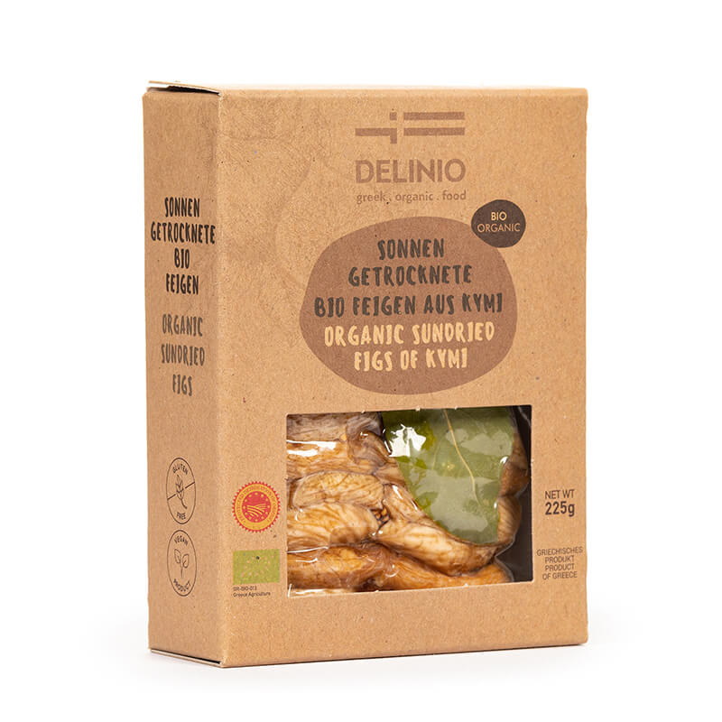 Feigen sonnengetrocknet Bio aus Griechenland von DELINIO, 225 g