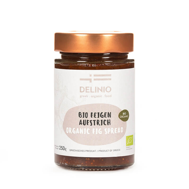 Feigenaufstrich Bio aus Griechenland von DELINIO, 250 g weitere Ansicht Feigenaufstrich Bio aus Griechenland von DELINIO, 250 g