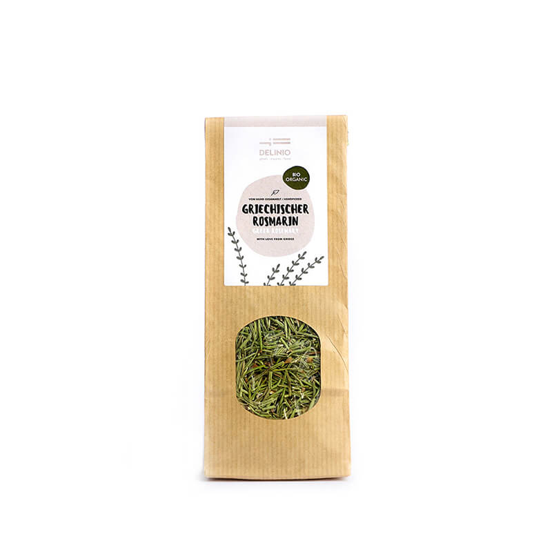 Bio Rosmarin aus Griechenland von DELINIO, 40 g weitere Ansicht Bio Rosmarin aus Griechenland von DELINIO, 40 g