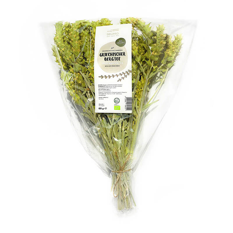 Griechischer Bio Bergtee als Stängel aus Griechenland von DELINIO, 60 g weitere Ansicht Griechischer Bio Bergtee als Stängel aus Griechenland von DELINIO, 60 g