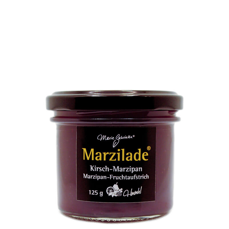 Lübecker Marzilade Kirsch-Marzipan Fruchtaufstrich für Gourmets, 125 g