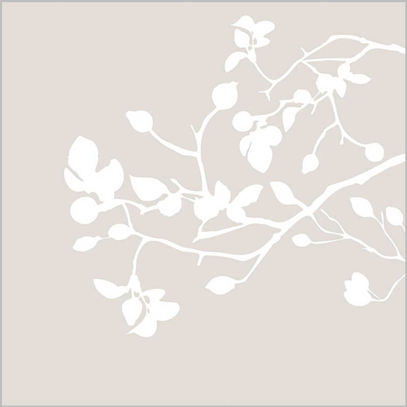 Servietten Pure Branch 25 x 25 cm von ppd weitere Ansicht Servietten Pure Branch 25 x 25 cm von ppd
