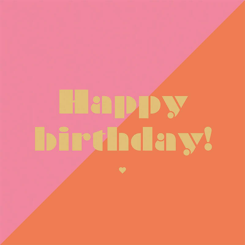 Servietten Happy Birthday by Art Card 33 x 33 cm von ppd weitere Ansicht Servietten Happy Birthday by Art Card 33 x 33 cm von ppd