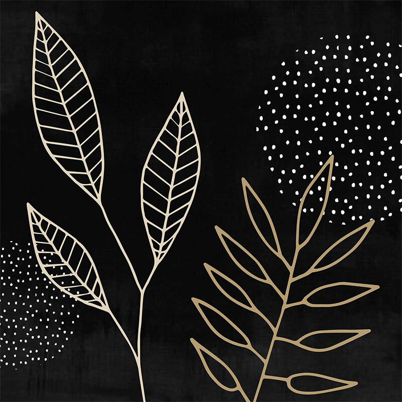 Servietten Pure Meadow black 33 x 33 cm von ppd weitere Ansicht Servietten Pure Meadow black 33 x 33 cm von ppd