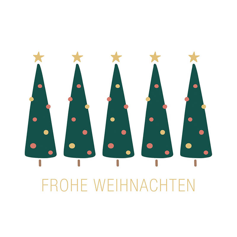 Servietten Five Trees 33 x 33 cm von ppd weitere Ansicht Servietten Five Trees 33 x 33 cm von ppd