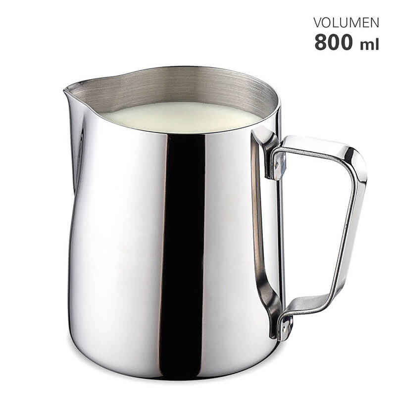 Weis Milchkanne / Milchgießer aus Edelstahl 800 ml weitere Ansicht Weis Milchkanne / Milchgießer aus Edelstahl 800 ml