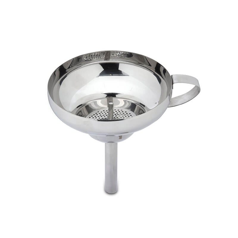 Weis Trichter aus Edelstahl mit Sieb, Ø 12 cm weitere Ansicht Weis Trichter aus Edelstahl mit Sieb, Ø 12 cm
