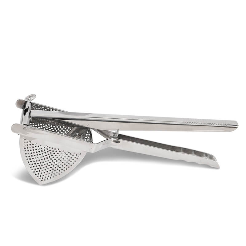 Weis Kartoffelpresse mit seitlicher Lochung aus Edelstahl, 31 cm