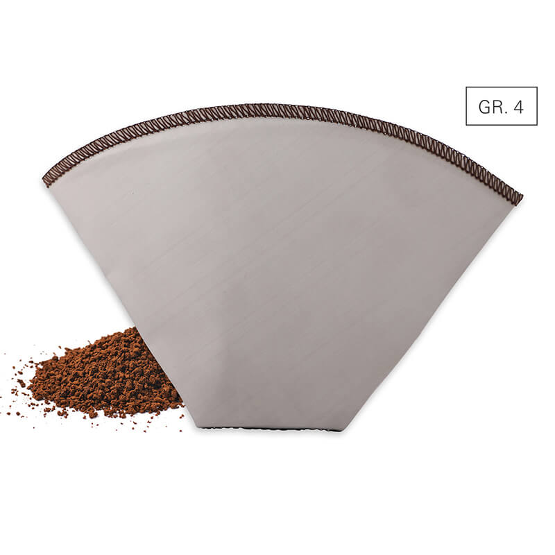 Weis Kaffeedauerfilter aus Edelstahlgewebe faltbar, Gr. 4 weitere Ansicht Weis Kaffeedauerfilter aus Edelstahlgewebe faltbar, Gr. 4