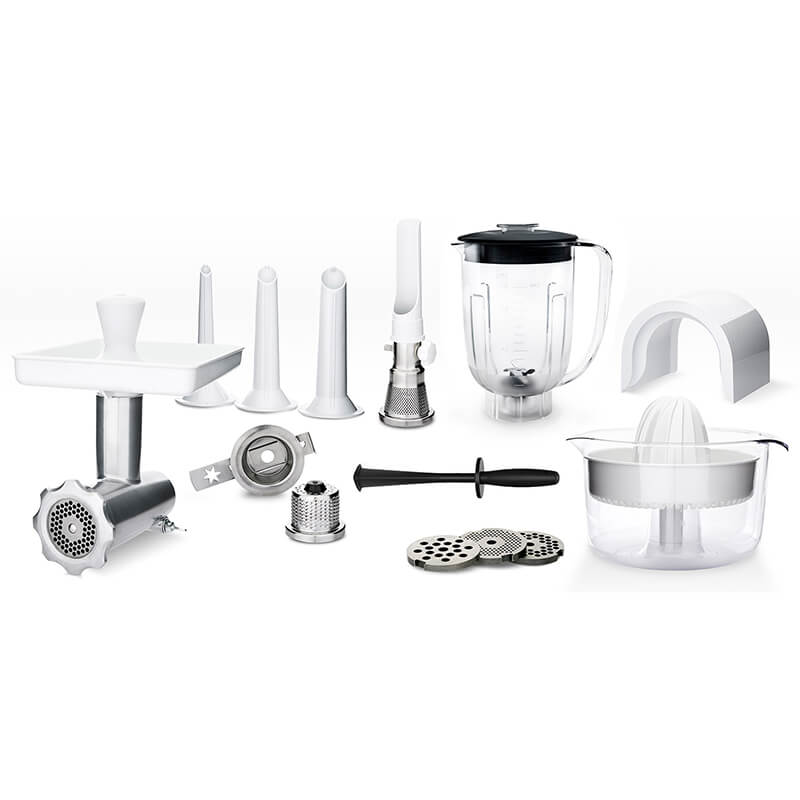 Ankarsrum Küchenmaschine Assistent Deluxe Set, jubilee silver weitere Ansicht Ankarsrum Küchenmaschine Assistent Deluxe Set, jubilee silver