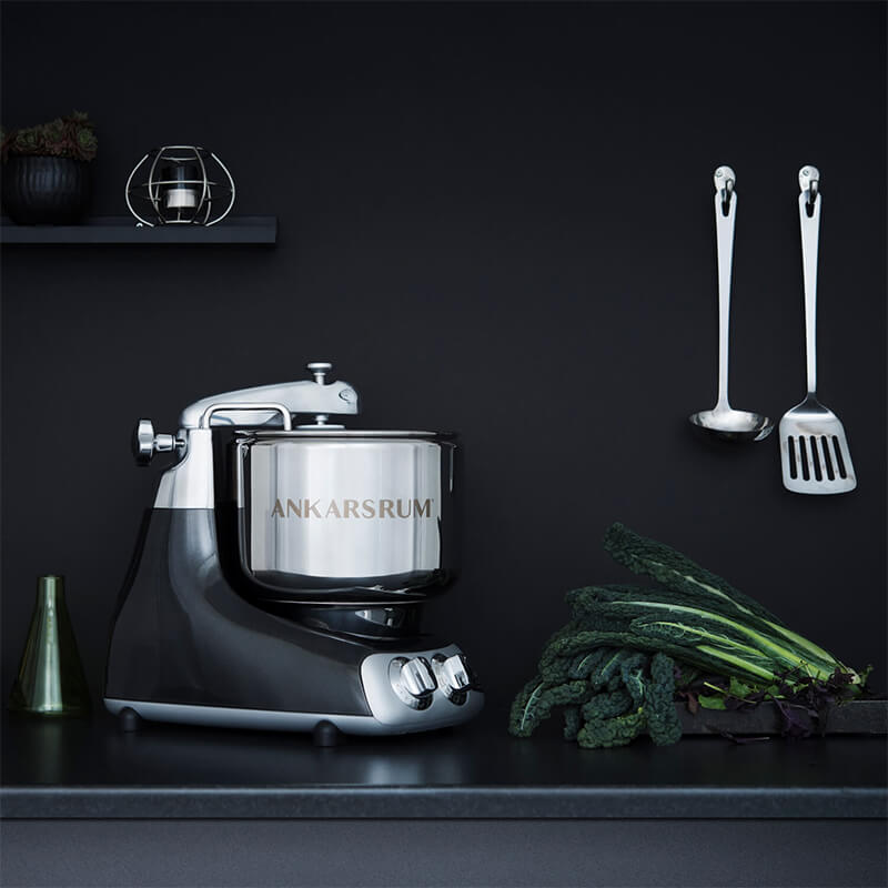 Ankarsrum Küchenmaschine Assistent Go Green Set, black diamond