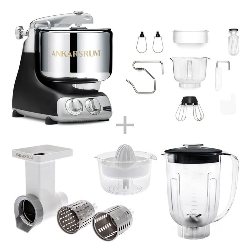 Ankarsrum Küchenmaschine Assistent Go Green Set, black weitere Ansicht Ankarsrum Küchenmaschine Assistent Go Green Set, black