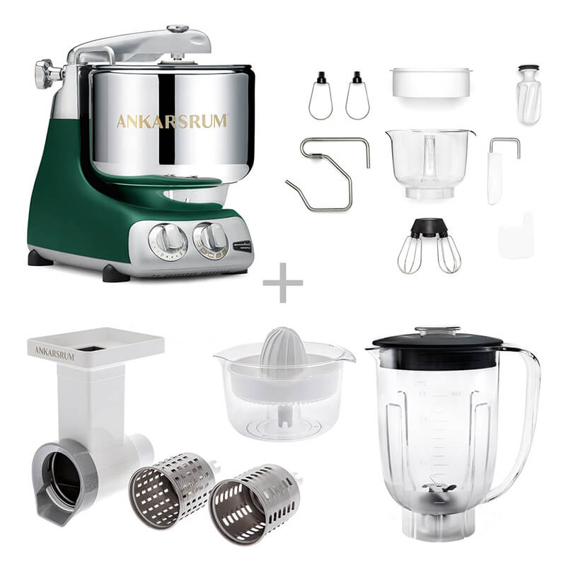 Ankarsrum Küchenmaschine Assistent Go Green Set, green forest weitere Ansicht Ankarsrum Küchenmaschine Assistent Go Green Set, green forest
