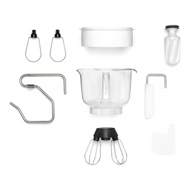 Ankarsrum Küchenmaschine Assistent Go Green Set, jubilee silver weitere Ansicht Ankarsrum Küchenmaschine Assistent Go Green Set, jubilee silver