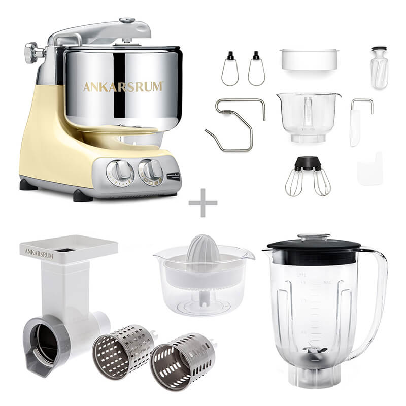Ankarsrum Küchenmaschine Assistent Go Green Set, creme weitere Ansicht Ankarsrum Küchenmaschine Assistent Go Green Set, creme