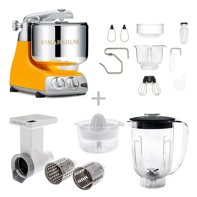 Ankarsrum Küchenmaschine Assistent Go Green Set, sunbeam yellow weitere Ansicht Ankarsrum Küchenmaschine Assistent Go Green Set, sunbeam yellow