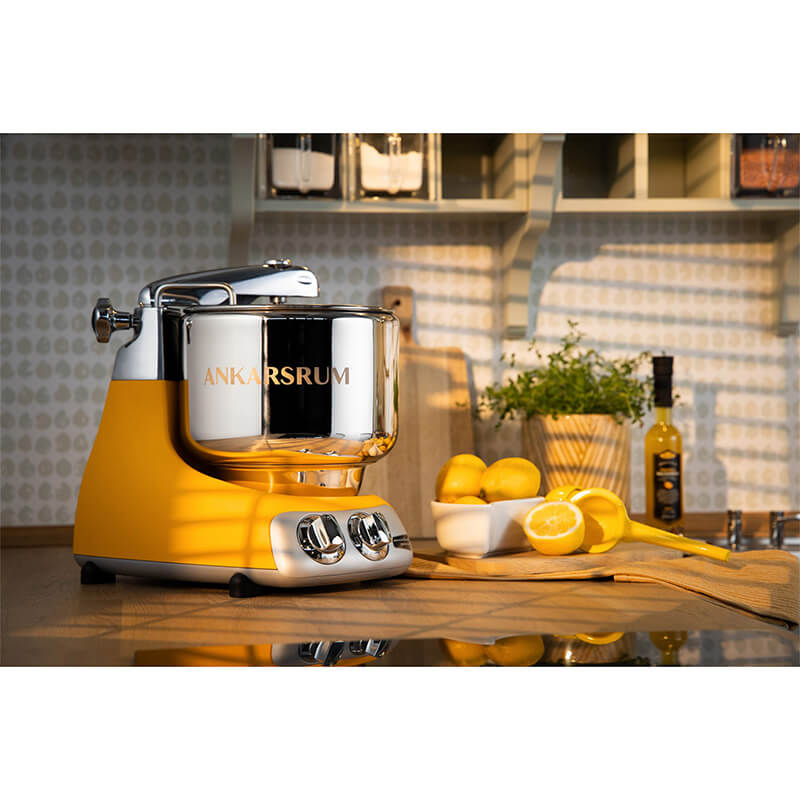 Ankarsrum Küchenmaschine Assistent Deluxe Set, sunbeam yellow