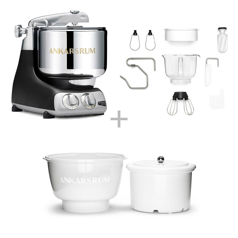 Ankarsrum Küchenmaschine Assistent inkl. Ice Cream Maker, black weitere Ansicht Ankarsrum Küchenmaschine Assistent inkl. Ice Cream Maker, black