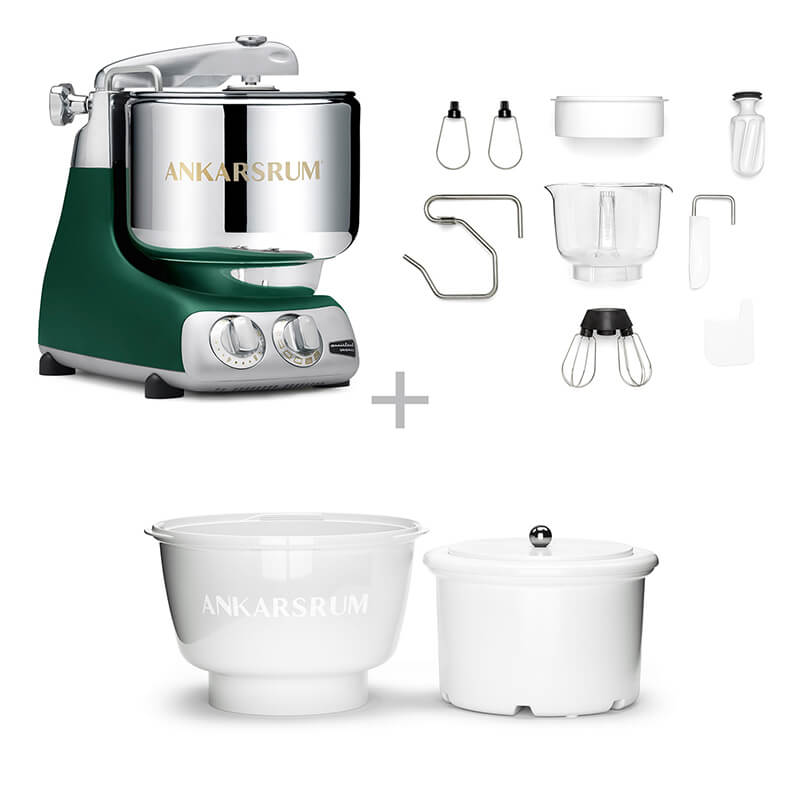 Ankarsrum Küchenmaschine Assistent inkl. Ice Cream Maker, forest green weitere Ansicht Ankarsrum Küchenmaschine Assistent inkl. Ice Cream Maker, forest green