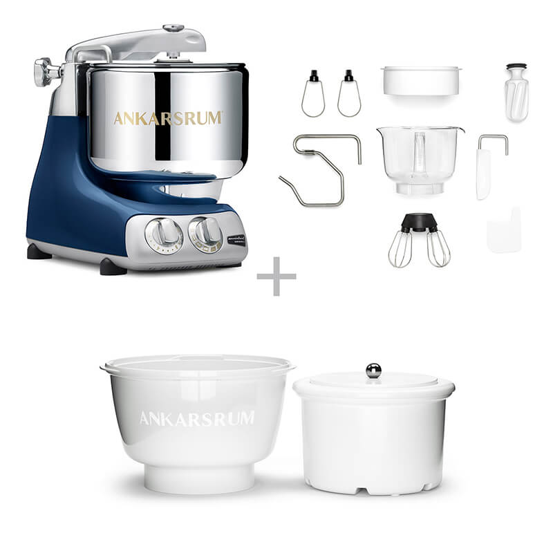 Ankarsrum Küchenmaschine Assistent inkl. Ice Cream Maker, ocean blue weitere Ansicht Ankarsrum Küchenmaschine Assistent inkl. Ice Cream Maker, ocean blue