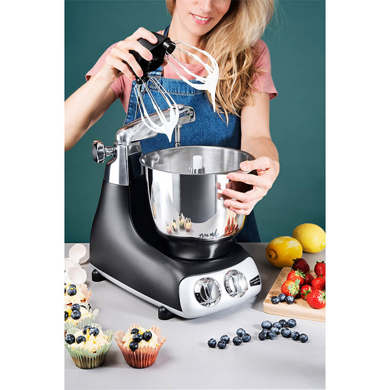 Ankarsrum Küchenmaschine Assistent Bowl Set, black chrome weitere Ansicht Ankarsrum Küchenmaschine Assistent Bowl Set, black chrome