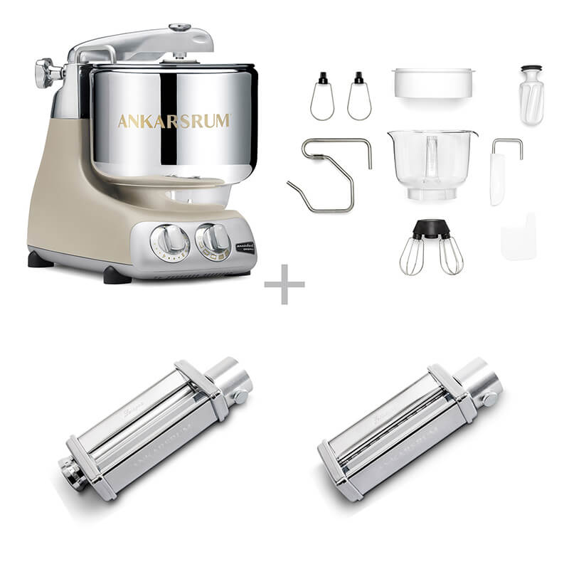 Ankarsrum Küchenmaschine Assistent Pasta Set, harmony beige weitere Ansicht Ankarsrum Küchenmaschine Assistent Pasta Set, harmony beige