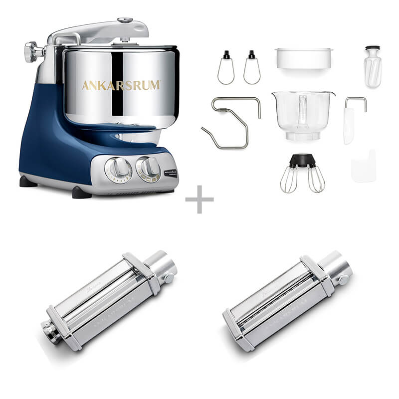 Ankarsrum Küchenmaschine Assistent Pasta Set, ocean blue