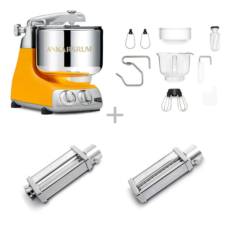 Ankarsrum Küchenmaschine Assistent Pasta Set, sunbeam yellow weitere Ansicht Ankarsrum Küchenmaschine Assistent Pasta Set, sunbeam yellow