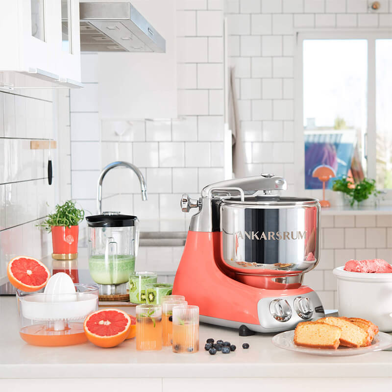 Ankarsrum Küchenmaschine Assistent Deluxe Set, coral crush weitere Ansicht Ankarsrum Küchenmaschine Assistent Deluxe Set, coral crush