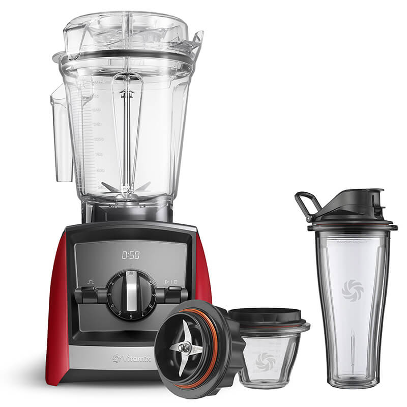 Vitamix Ascent Series A2300i Mixer Deluxe Set B, rot