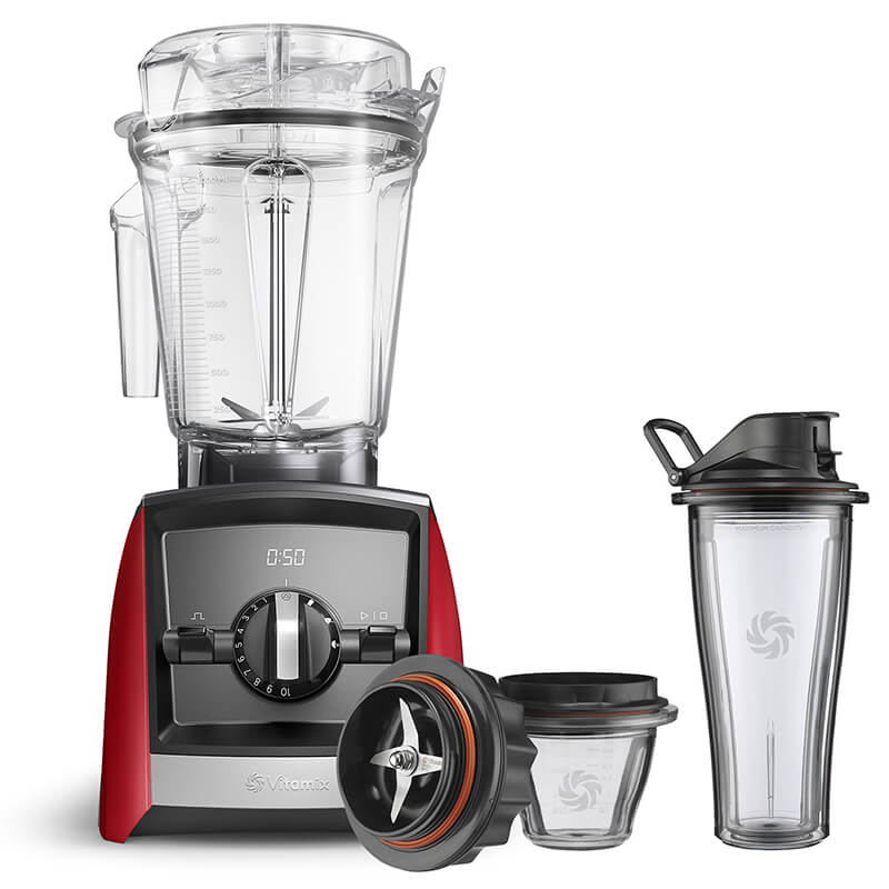Vitamix Ascent Series A2500i Mixer Deluxe Set B, rot