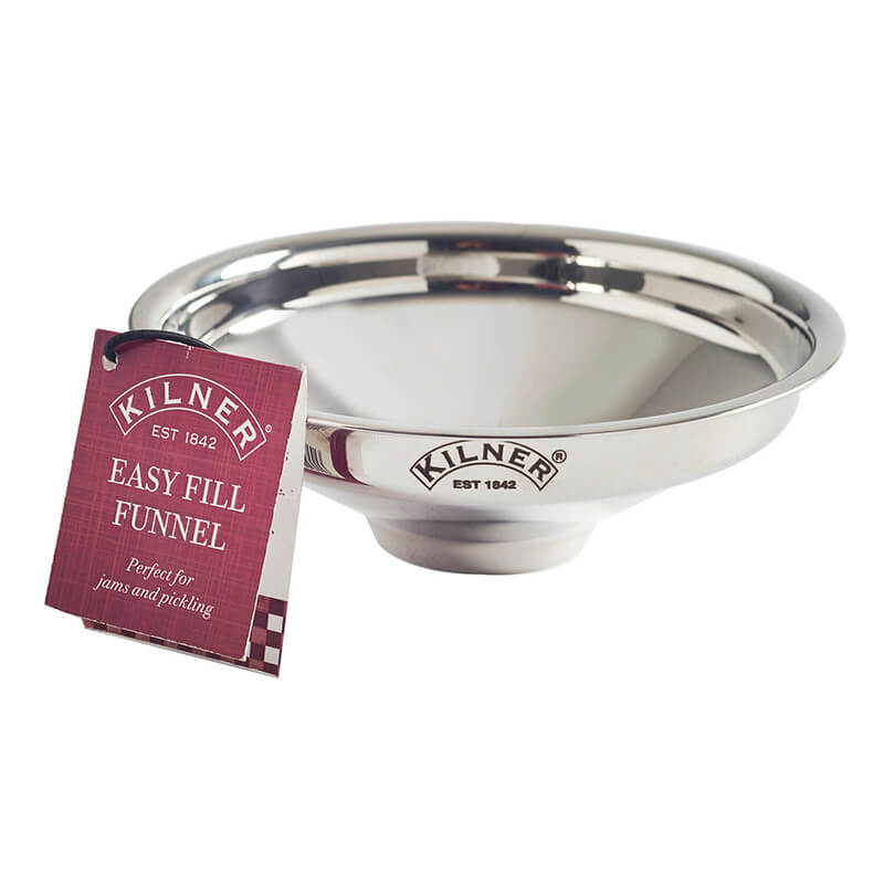 Kilner Edelstahl Easy Fill Trichter aus Edelstahl weitere Ansicht Kilner Edelstahl Easy Fill Trichter aus Edelstahl