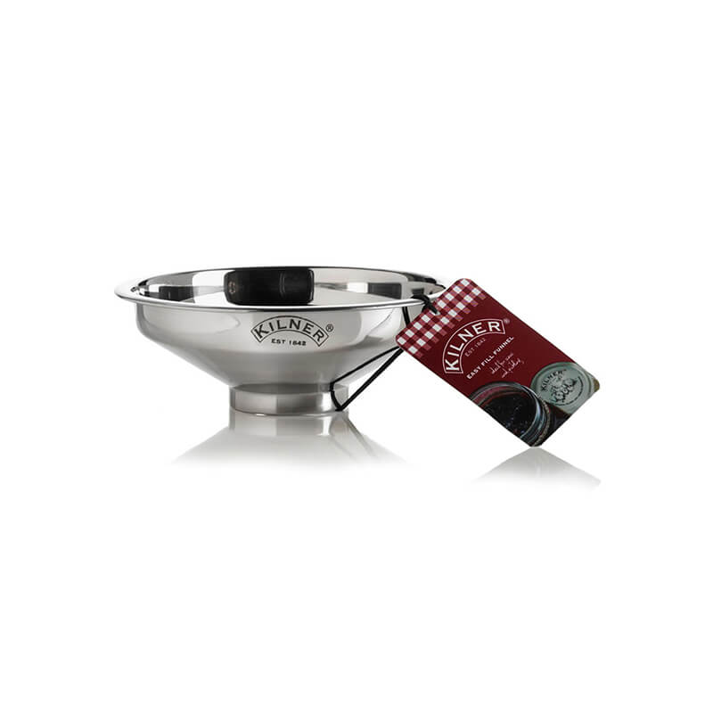 Kilner Edelstahl Easy Fill Trichter aus Edelstahl weitere Ansicht Kilner Edelstahl Easy Fill Trichter aus Edelstahl