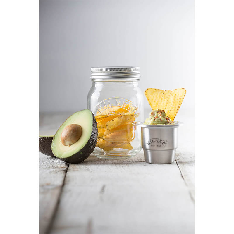 Kilner Snack on the go Lunchglas mit Edelstahlbehälter, 500 ml weitere Ansicht Kilner Snack on the go Lunchglas mit Edelstahlbehälter, 500 ml