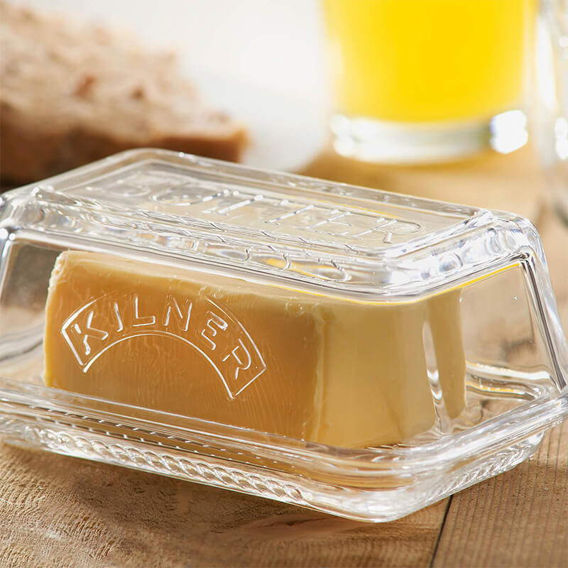 Kilner Butterdose aus Glas für 250 g Butter weitere Ansicht Kilner Butterdose aus Glas für 250 g Butter