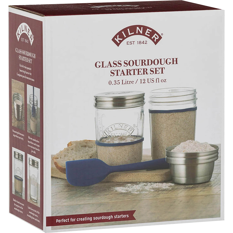 Kilner Sauerteig-Starter-Set - Herstellung von Sauerteig weitere Ansicht Kilner Sauerteig-Starter-Set - Herstellung von Sauerteig