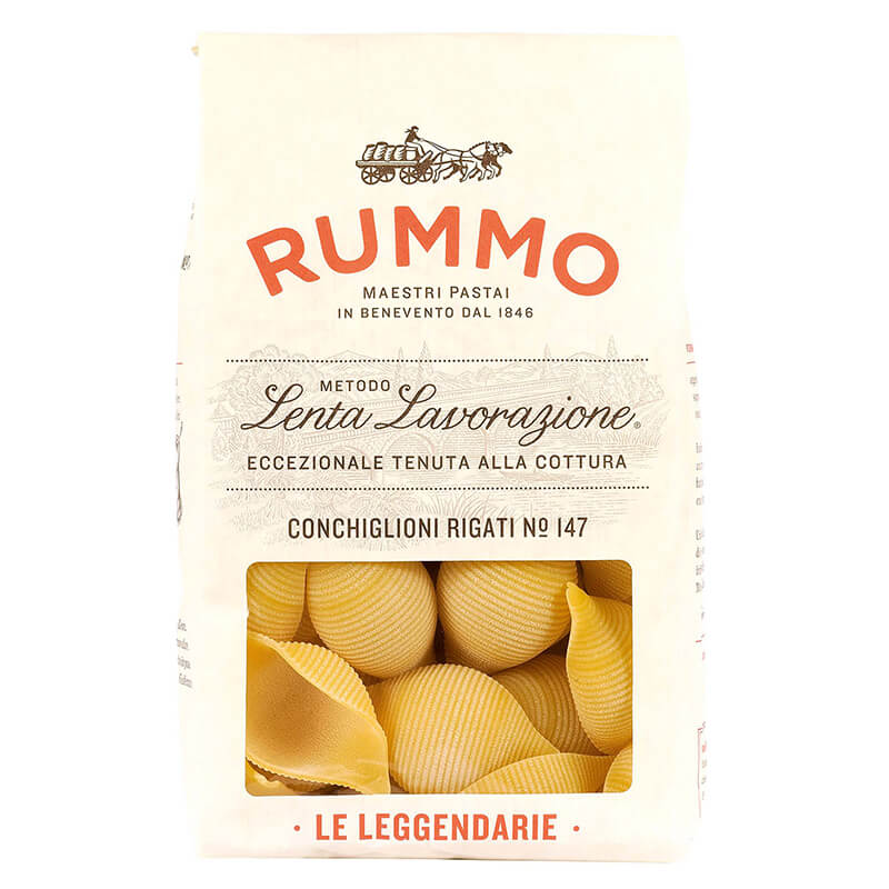 Rummo Conchiglioni Rigati N° 147 Hartweizennudeln, 500 g weitere Ansicht Rummo Conchiglioni Rigati N° 147 Hartweizennudeln, 500 g