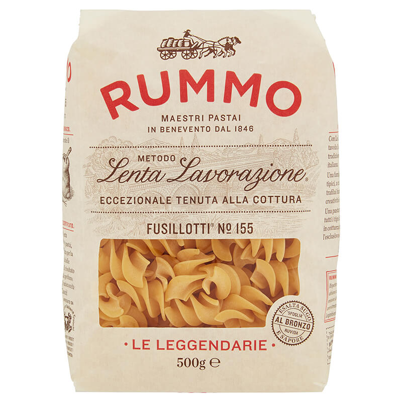 Rummo Fusillotti N° 155 Hartweizennudeln, 500 g weitere Ansicht Rummo Fusillotti N° 155 Hartweizennudeln, 500 g