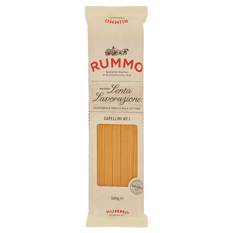 Rummo Capellini N° 1 Hartweizennudeln, 500 g weitere Ansicht Rummo Capellini N° 1 Hartweizennudeln, 500 g
