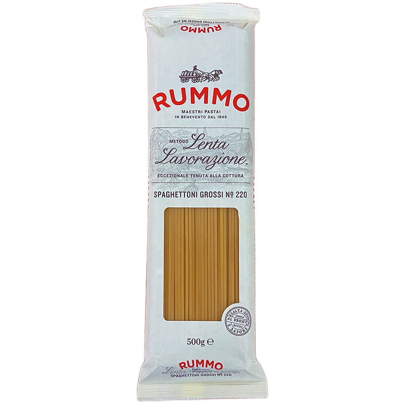 Rummo Spaghettoni Grossi N° 220 Hartweizennudeln, 500 g weitere Ansicht Rummo Spaghettoni Grossi N° 220 Hartweizennudeln, 500 g