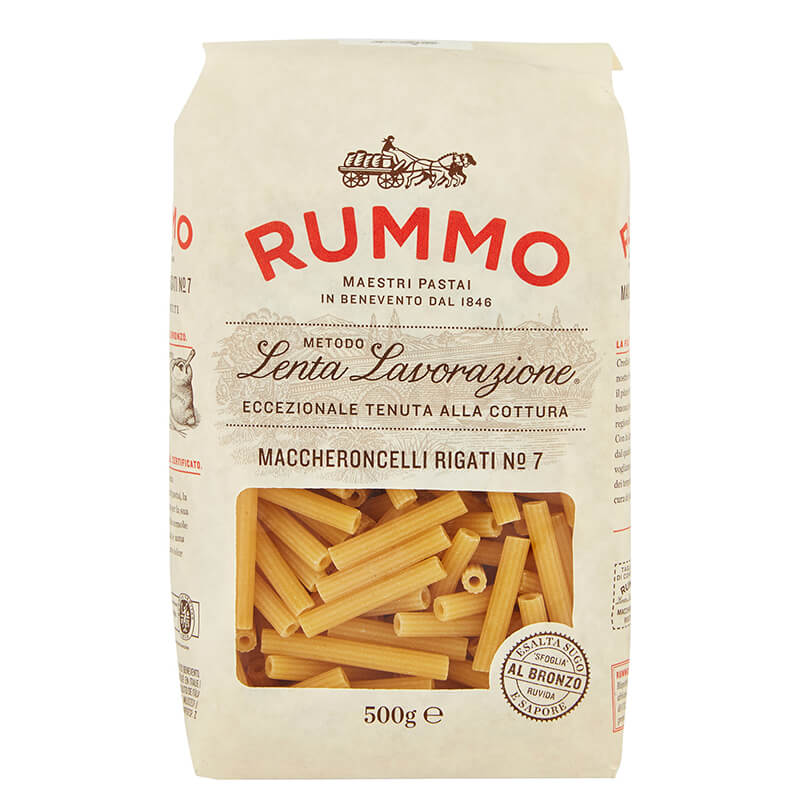 Rummo Maccheroncelli Rigati N° 7 Hartweizennudeln, 500 g