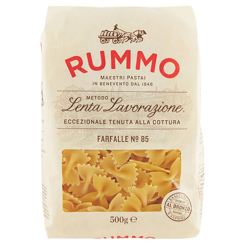 Rummo Farfalle N° 85 Hartweizennudeln, 500 g weitere Ansicht Rummo Farfalle N° 85 Hartweizennudeln, 500 g