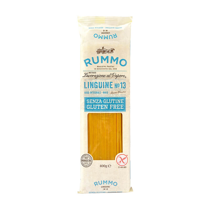 Rummo Linguine N° 13 glutenfreie Nudeln aus Mais & Reis, 400 g