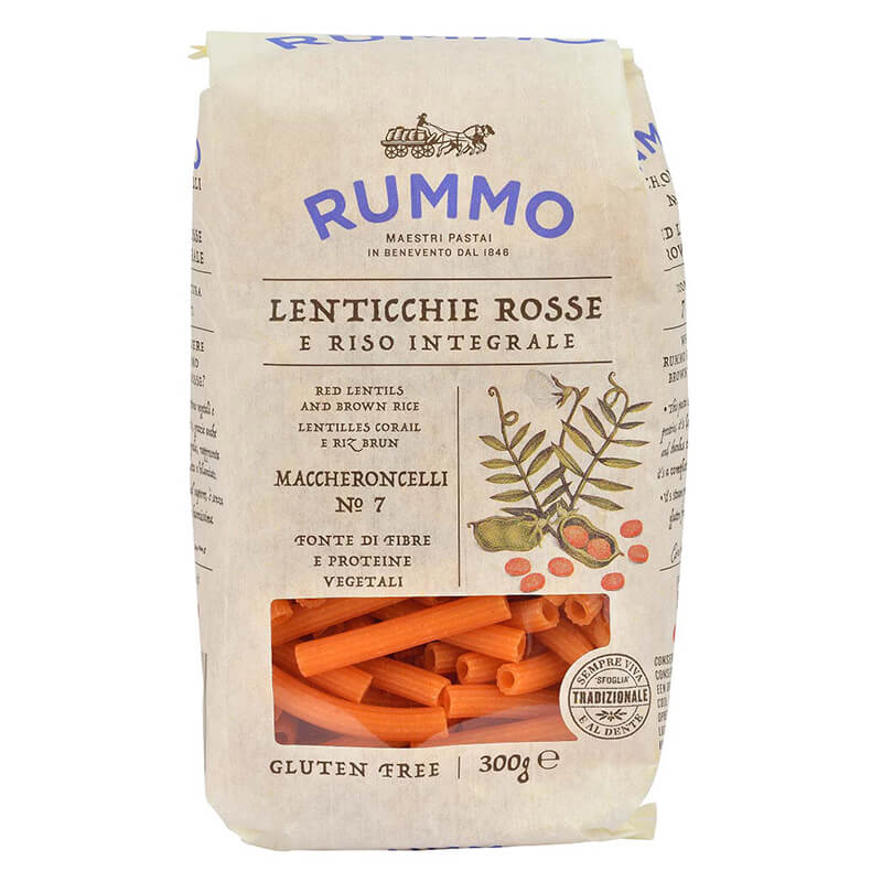 Rummo Maccheroncelli N° 7 glutenfreie Nudeln aus Linsen & Reis, 300 g weitere Ansicht Rummo Maccheroncelli N° 7 glutenfreie Nudeln aus Linsen & Reis, 300 g