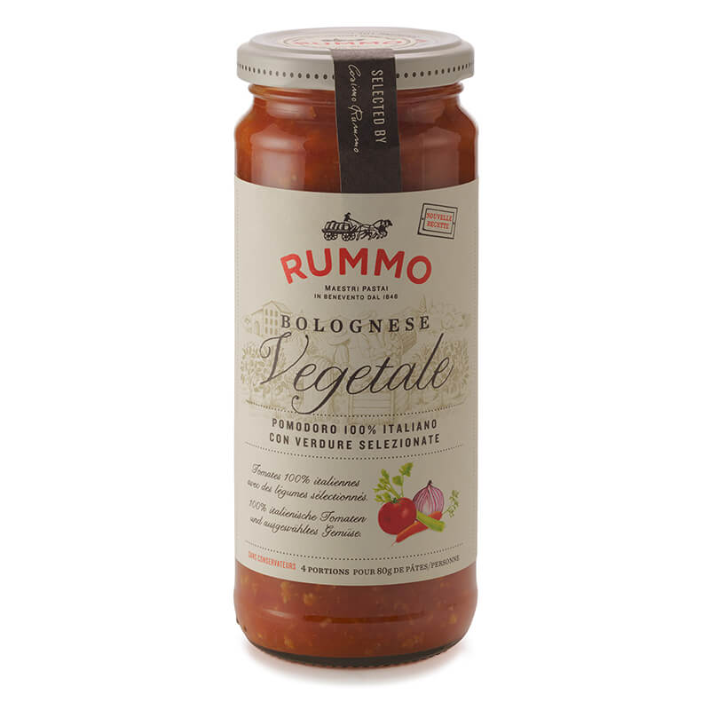Rummo Bolognese Vegetale - Gemüse-Bolognese, 340 g weitere Ansicht Rummo Bolognese Vegetale - Gemüse-Bolognese, 340 g