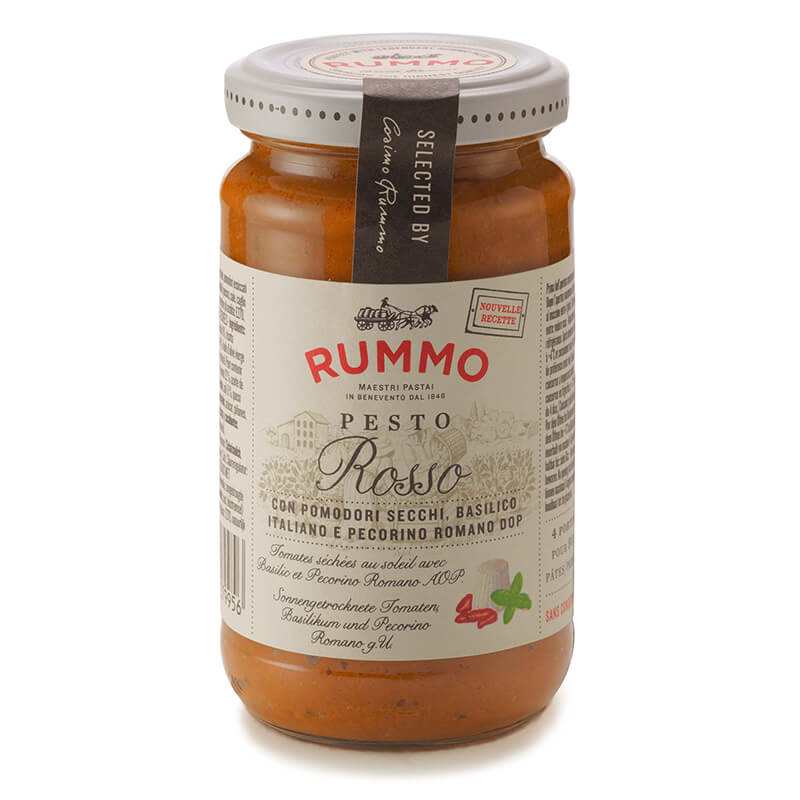 Rummo Pesto Rosso - rotes Tomatenpesto, 190 g weitere Ansicht Rummo Pesto Rosso - rotes Tomatenpesto, 190 g