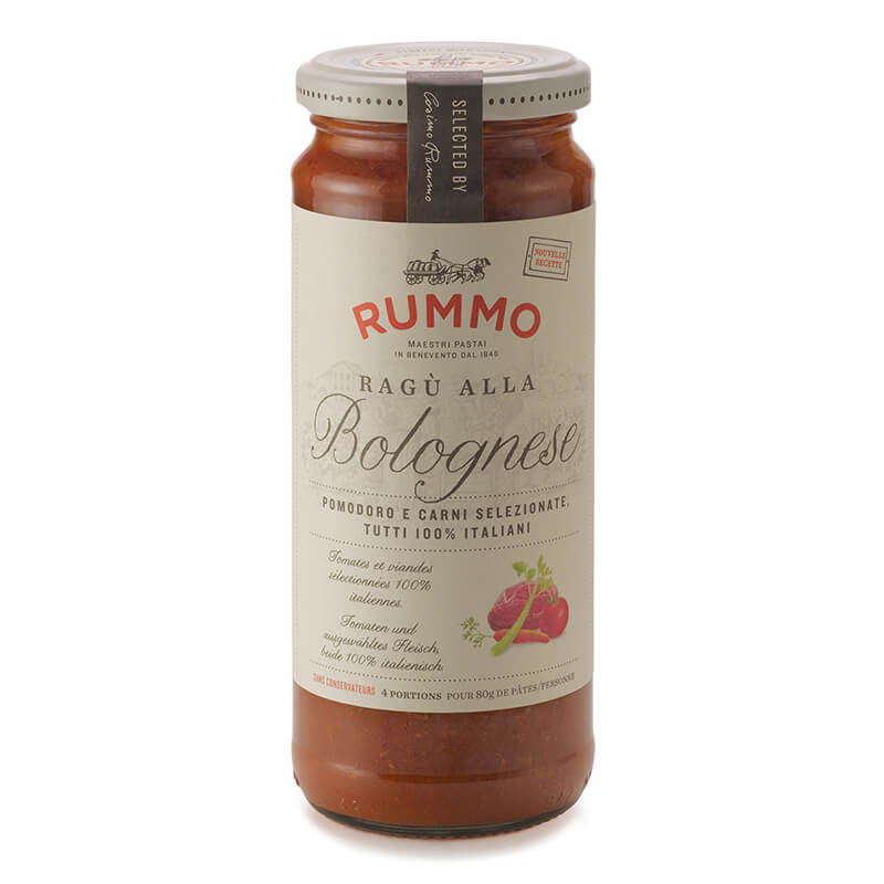 Rummo Ragu alla Bolognese - klassische Bolognese-Sauce, 340 g weitere Ansicht Rummo Ragu alla Bolognese - klassische Bolognese-Sauce, 340 g