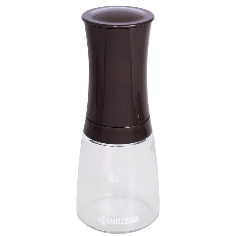 Kyocera Keramik Samenmühle aus Kunststoff / Keramik 16 cm, dunkelbraun weitere Ansicht Kyocera Keramik Samenmühle aus Kunststoff / Keramik 16 cm, dunkelbraun