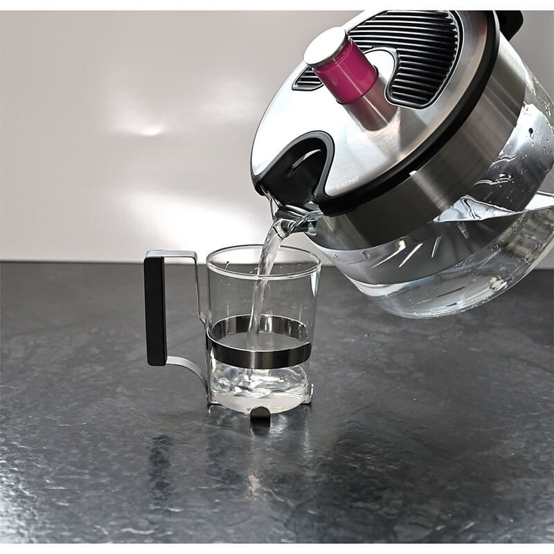Kezzel Wasserkocher 1,5 Liter aus Glas für Induktion geeignet weitere Ansicht Kezzel Wasserkocher 1,5 Liter aus Glas für Induktion geeignet